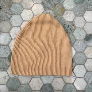Yellow James St Co ribbed adult hat beanie